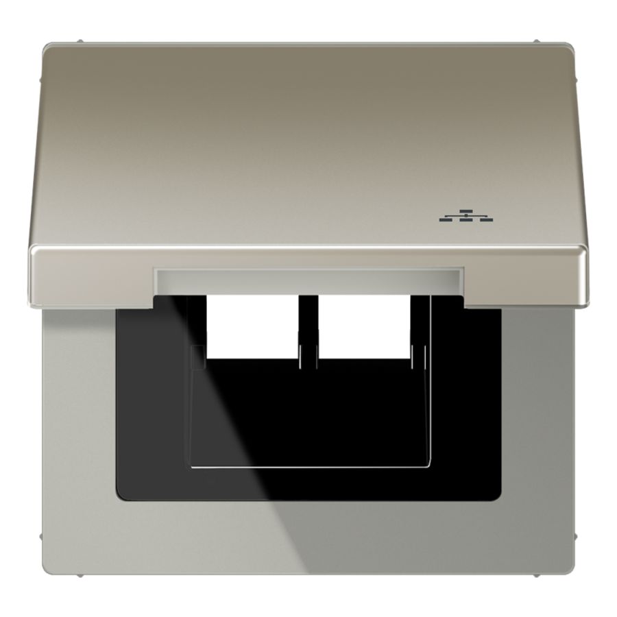 Klapdeksel LS-edelst.met symbool Lade