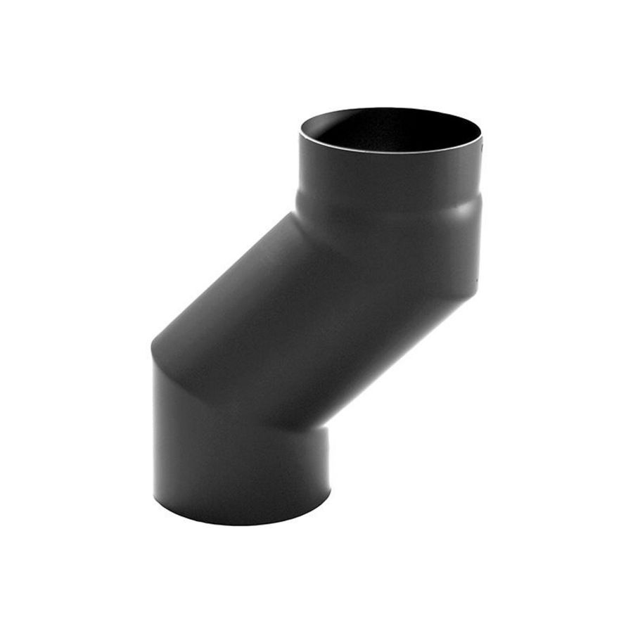 Zwart staal Ø150mm s-bocht 120mm