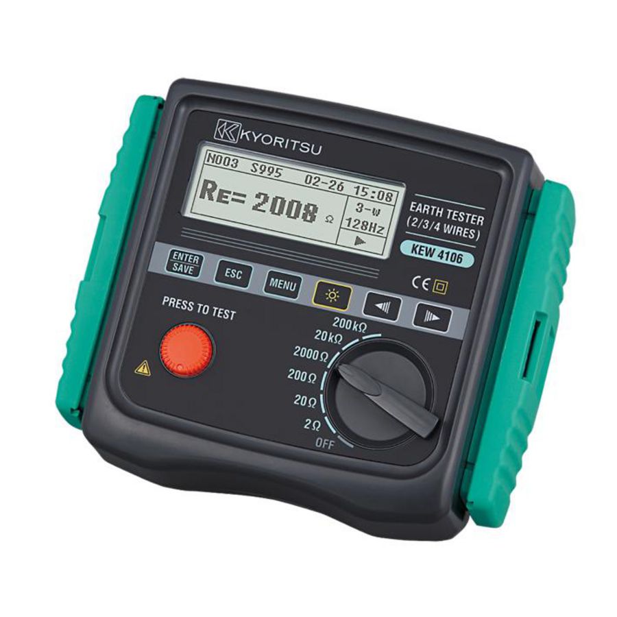 Digitale Aardverspreidingsweerstandmeter, 2/3/4 draads