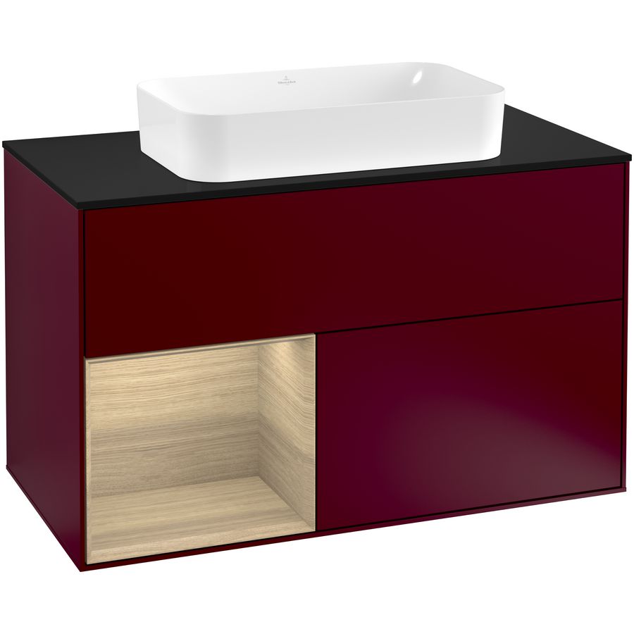 Wastafelonderkast Finion 1000x603x501mm Peony Matt Lacquer G242PCHB