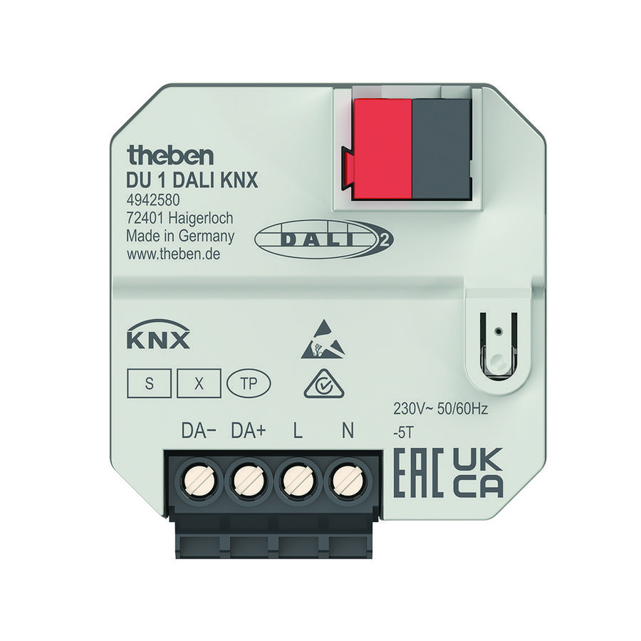 Actor 1-voudig KNX TP Data Secure DALI-2 KNX DALI