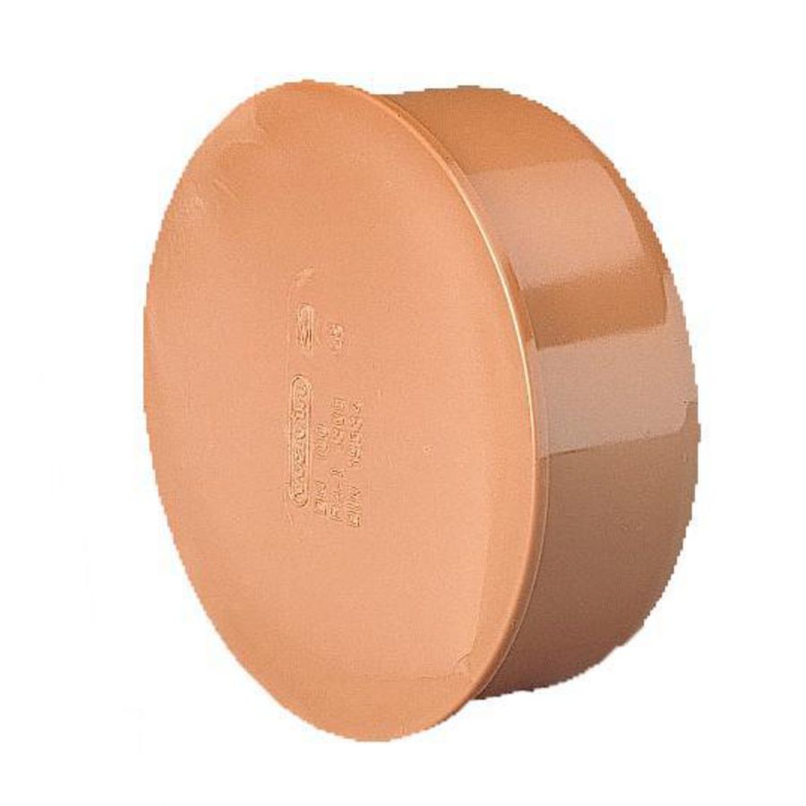 PVC kap voor mof-eind 250mm Box bruin