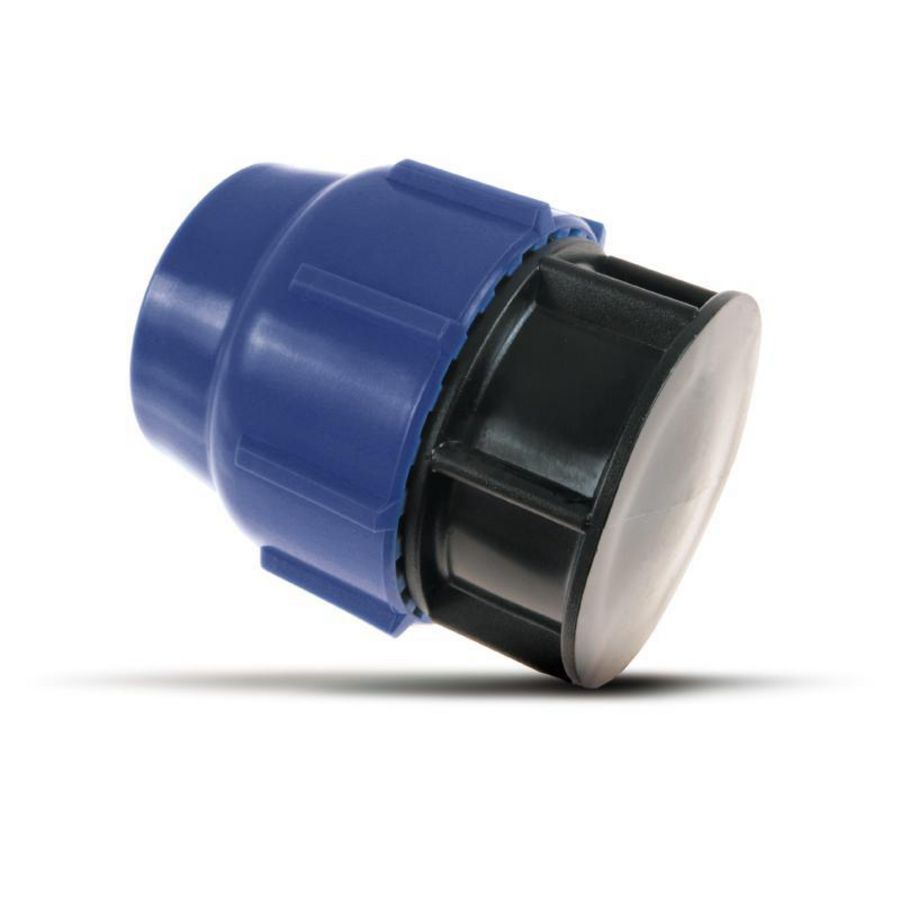 Eindkoppeling PP tyleen klem 20mm PN16