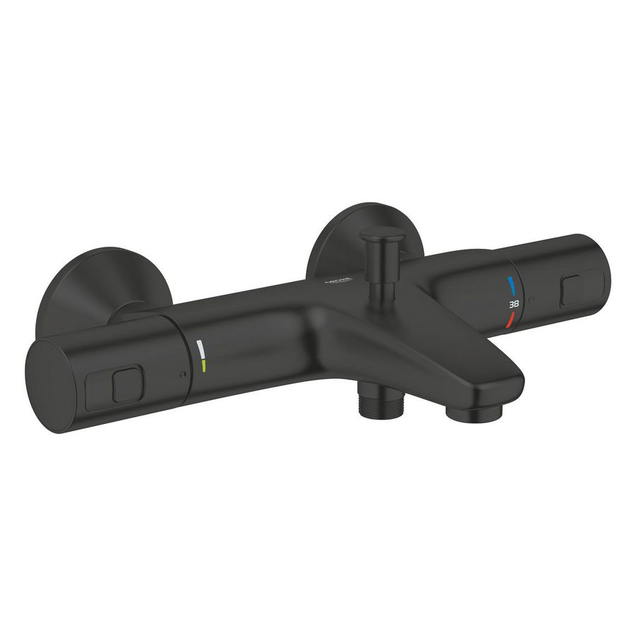 Precision Start Badthermostaatkraan Matte Black