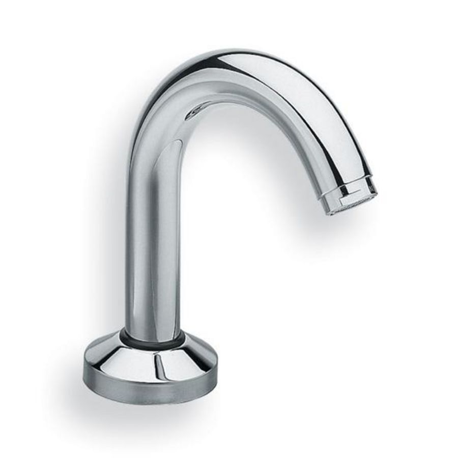 Wastafeluitloop diam 26 mm, met perlator chroom