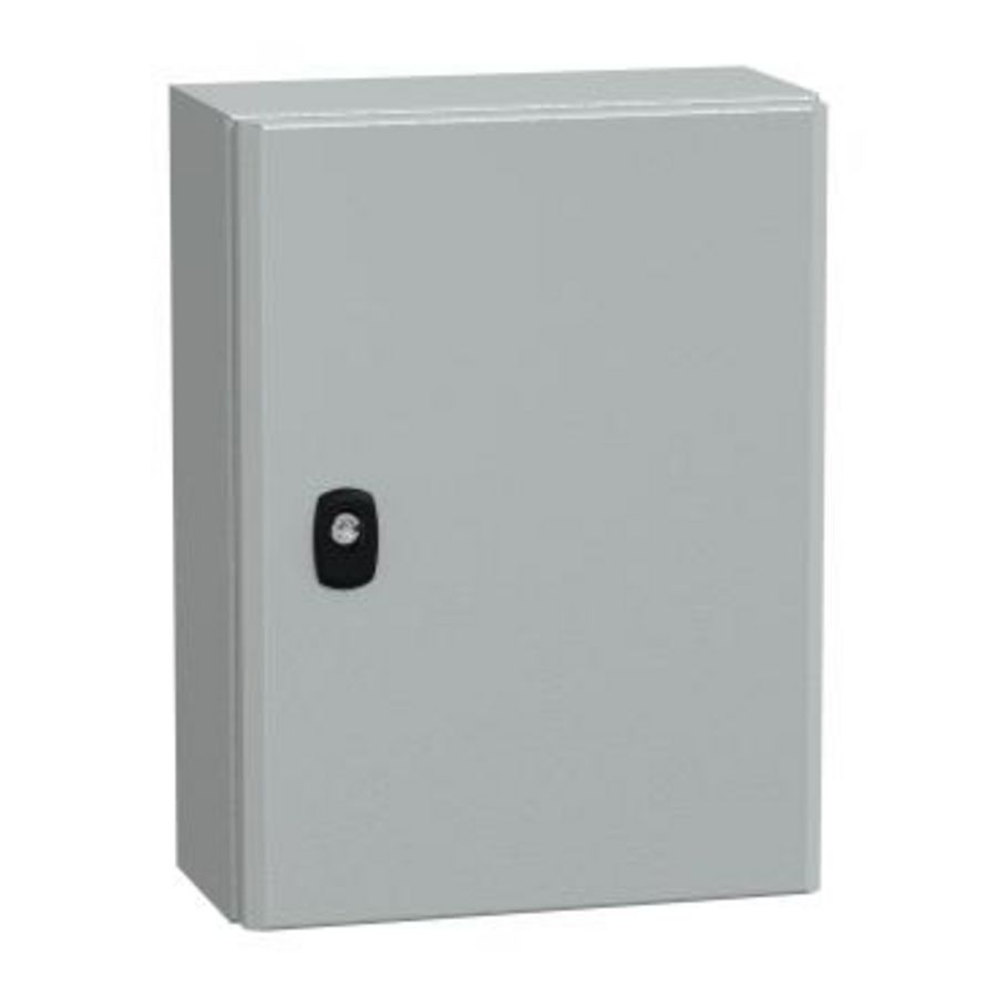 Kast Volle deur 400x300x150mm IP66 IK10 Spacial S3D
