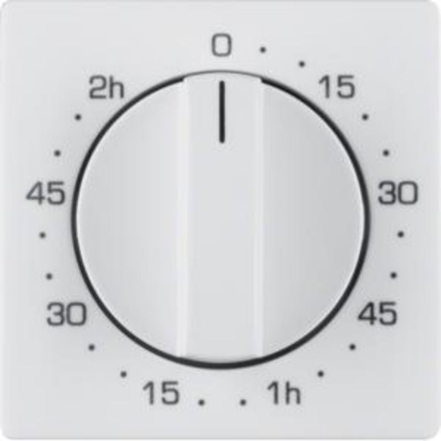 Afdek. mech. tijdschakelklok berker Q.1/Q.3/Q.7 polarwit