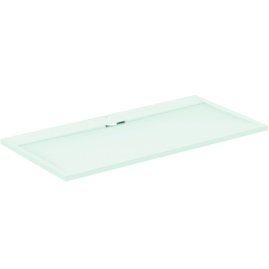 Douchebak I.LIFE ultra flat solid composiet 160x80cm rechthoekig wit
