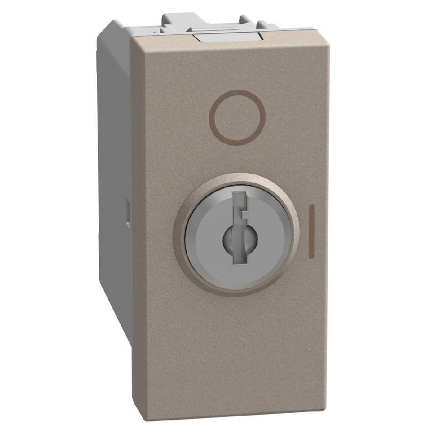 Light Now sleutelschakelaar wissel 10AX - 1 module - stone