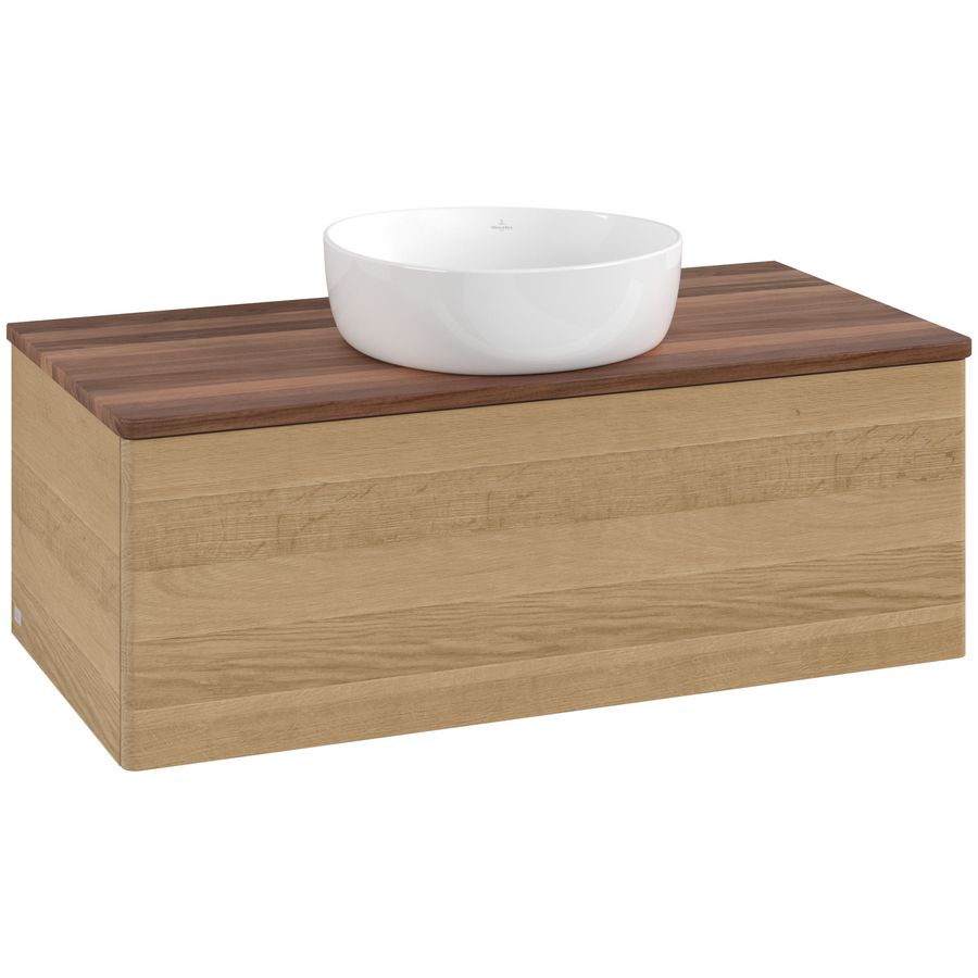 Wastafelonderkast Antao 1000x360x500mm Honey Oak K31012HN