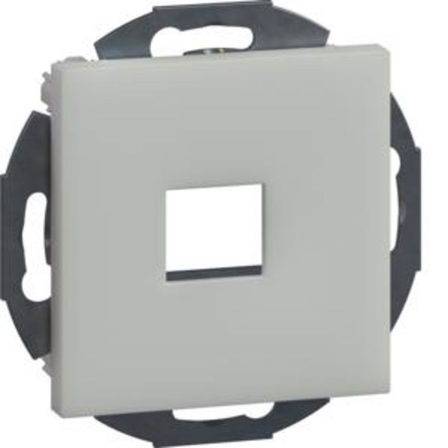 Draagplaat 1V multimedia/data keystone 19,9x14,8mm vwit