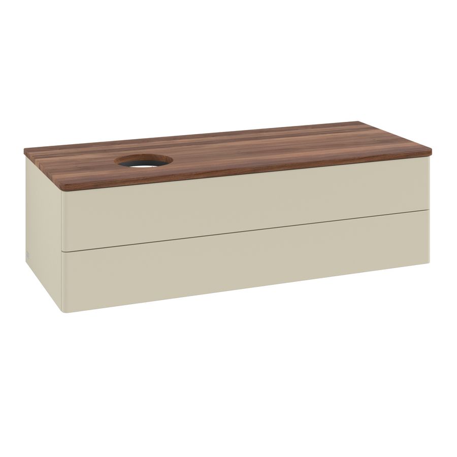 Wastafelonderkast Antao 1200x360x500mm S.Grey Matt Lacquer K22012HJ