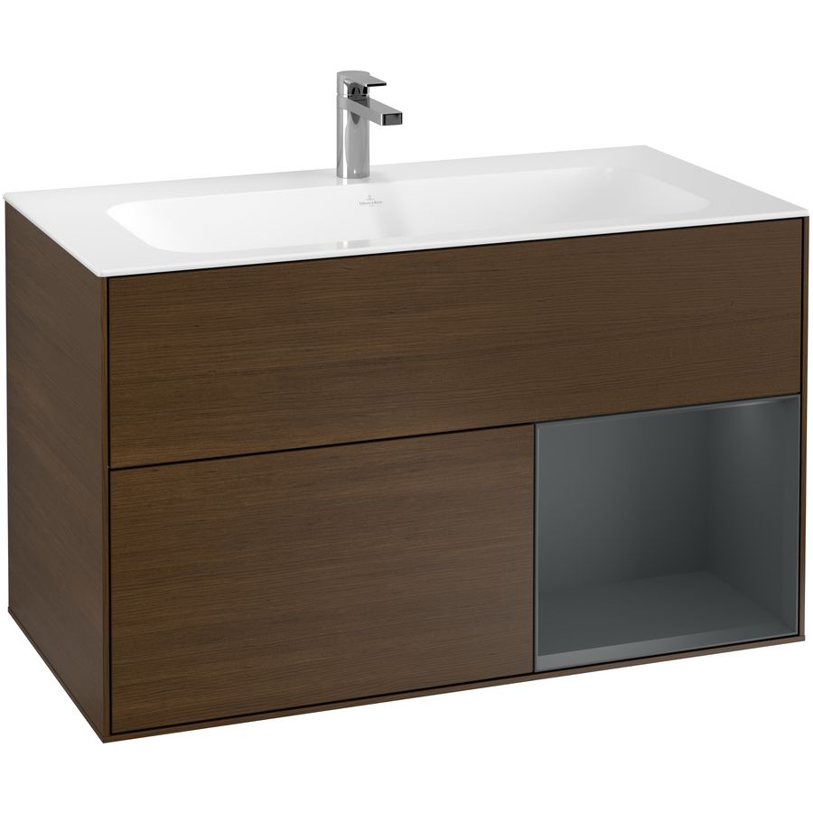 Wastafelonderkast Finion 996x591x498mm W.Veneer G040HGGN
