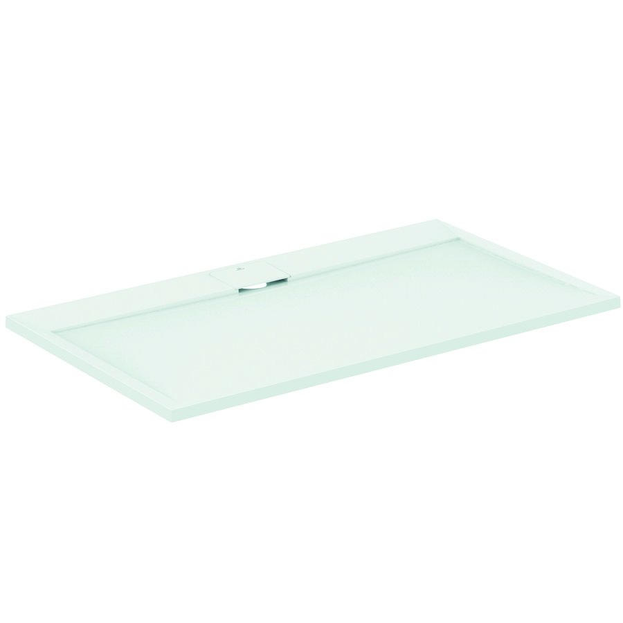 Douchebak I.LIFE ultra flat solid composiet 140x80cm rechthoekig wit