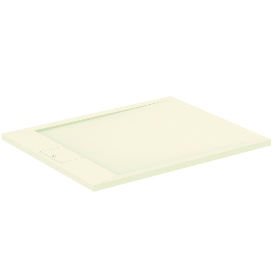 Douchebak I.LIFE ultra flat solid composiet 100x80cm rechthoekig zandbeige