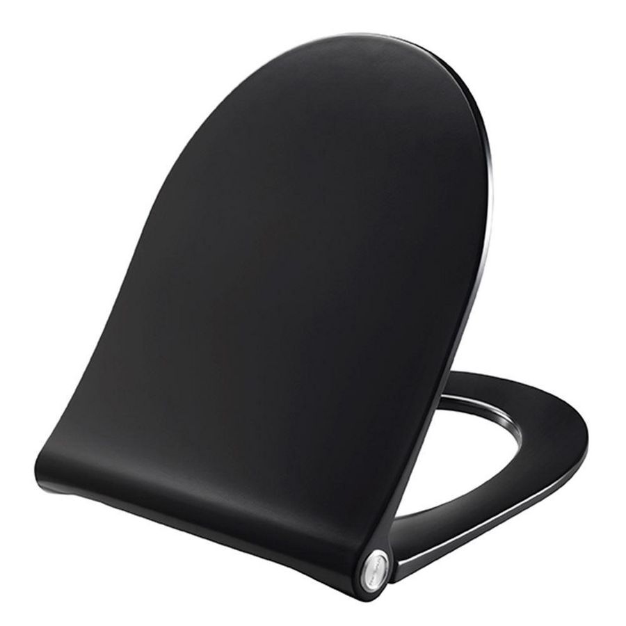 Closetzitting dubbel SWAY-D2 zwart softclose en lift-off topmontage boutlengte 20mm/40mm DF4