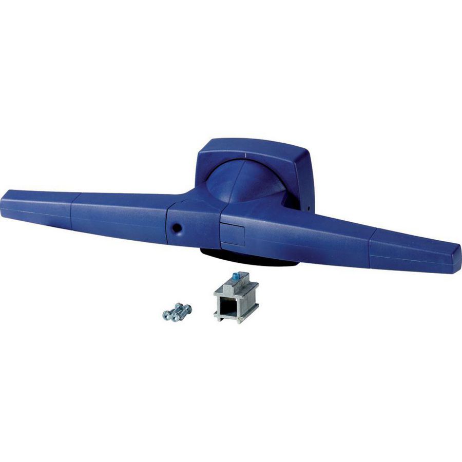 Draaigreep 14mm voor montageafdekking blauw K5CB