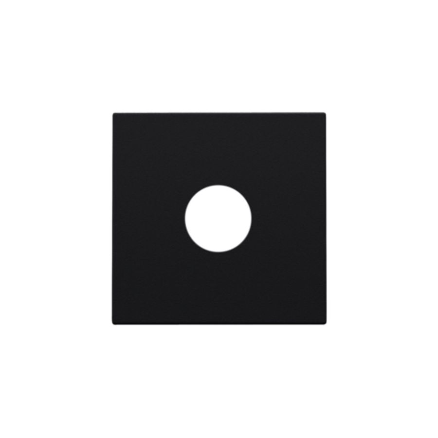 Afwerkingsset voor enkelvoudige coaxaansluiting voor tv