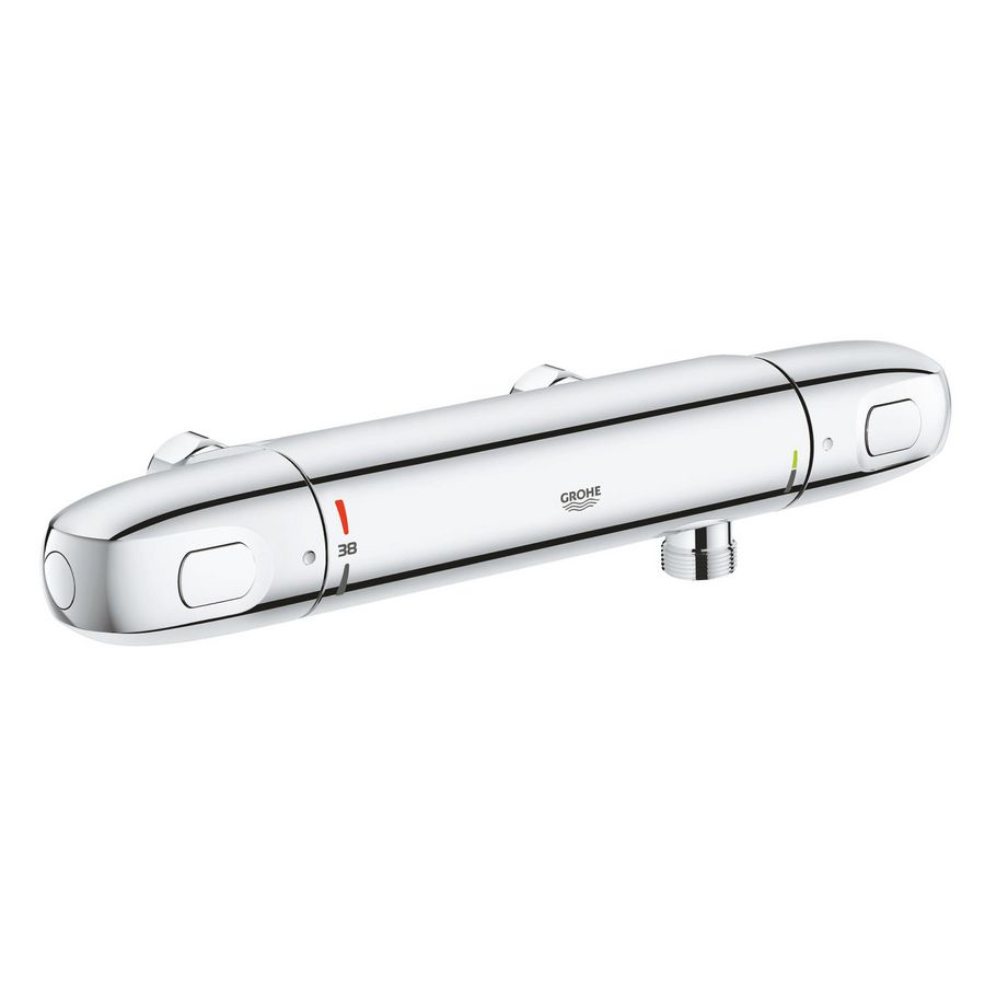 PROMO Grohtherm 1000 2-greeps thermostaat douchekraan chroom hoh 120mm excl. s-koppelingen (prof) (34815003)