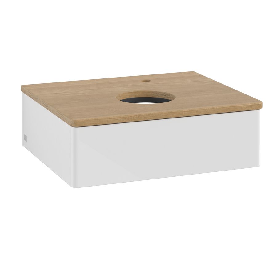Wastafelonderkast Antao 600x190x500mm G.White.L K07051GF