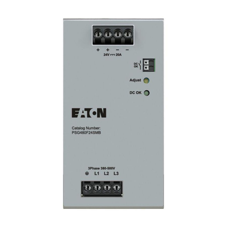 Voeding pri. 320-575VAC sec. 24VDC 480W 20A
