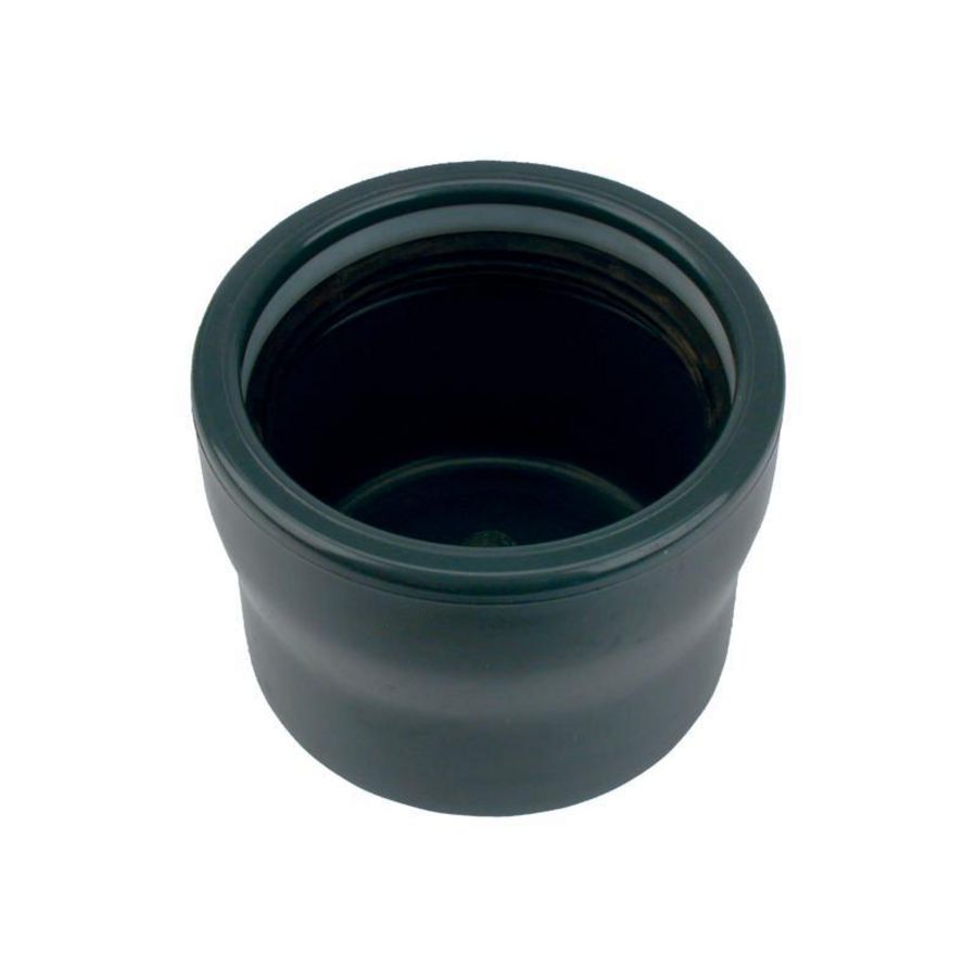 PVC steekkap 110mm PN8 donkergrijs