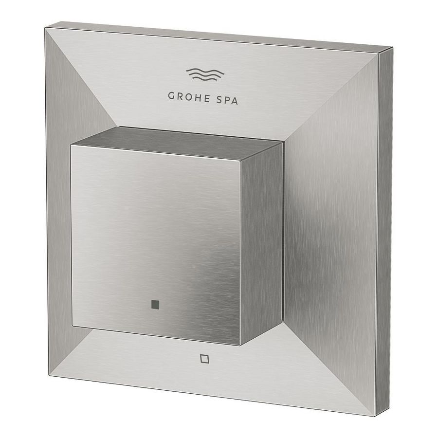 Afbouwdeel Allure brilliant stopkraan supersteel (rvs look) (Spa colors coll.)