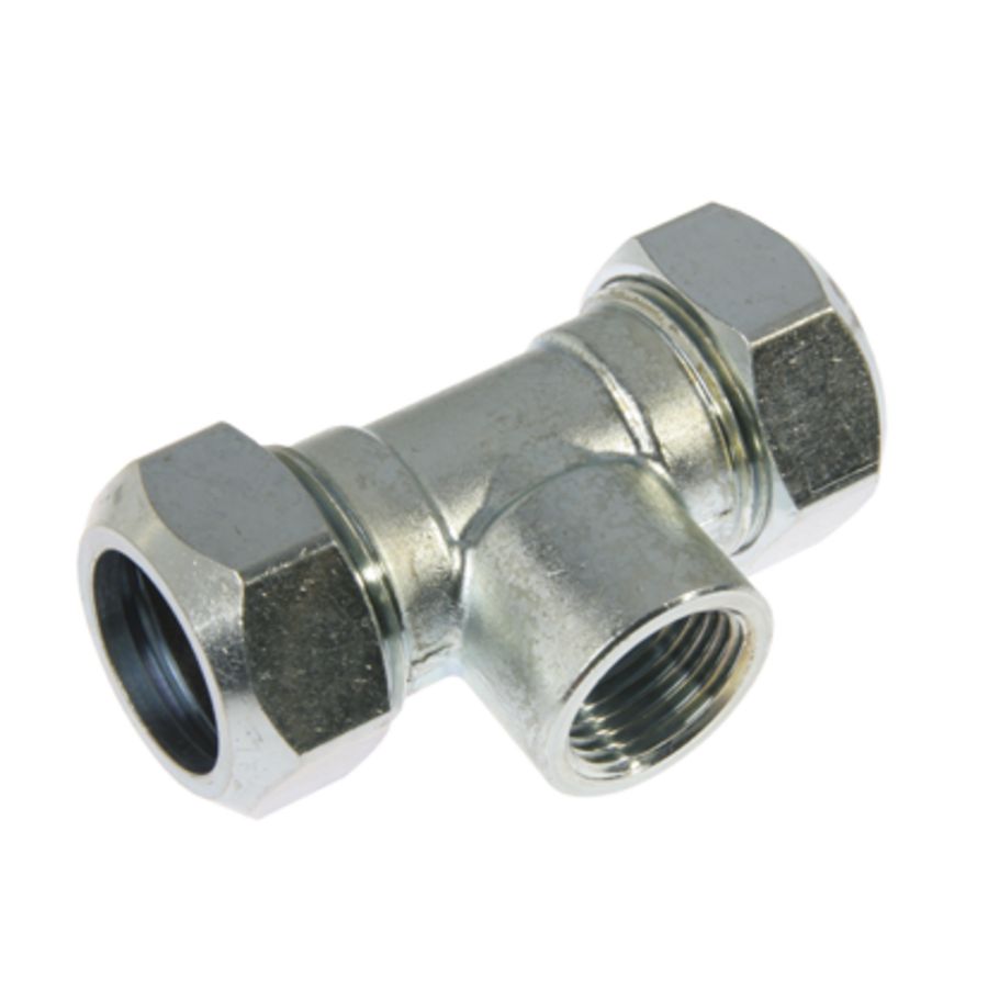 T-koppeling verlopend knel messing verzinkt 35x1/2"bn.x35mm 110