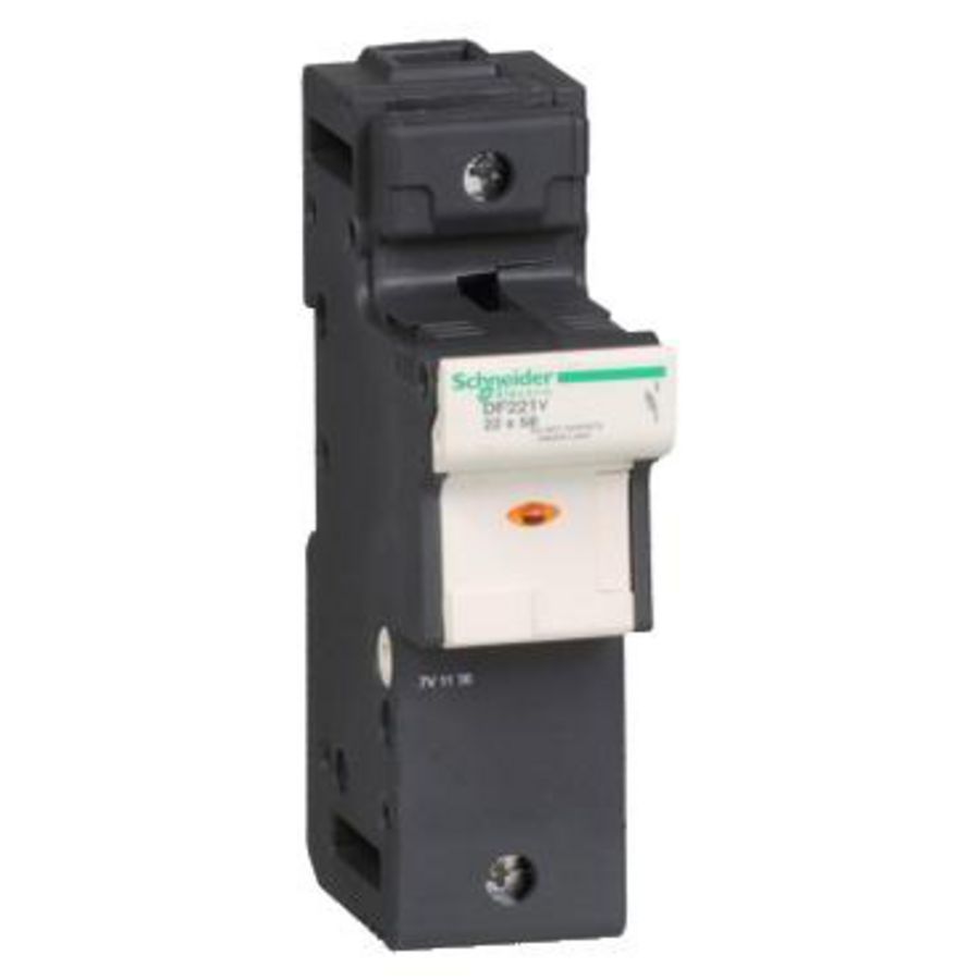 Zekeringhouder+Indicator 1P 125A Zekeringmaat 22x58mm VVE=6