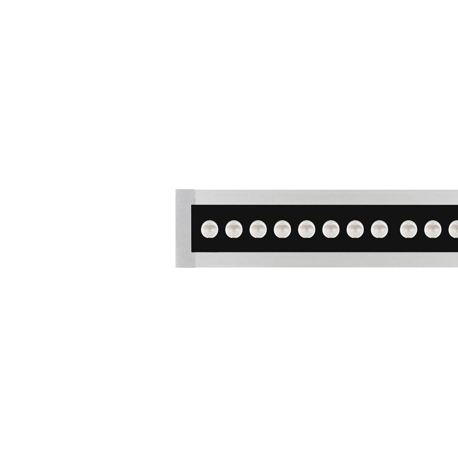 LED-Linear inbouwarmatuur 3000K 20.5W statisch asymm. gemidd