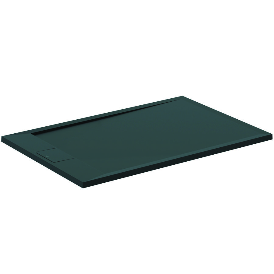 Douchebak I.LIFE ultra flat solid composiet 120x90cm rechthoekig zwart