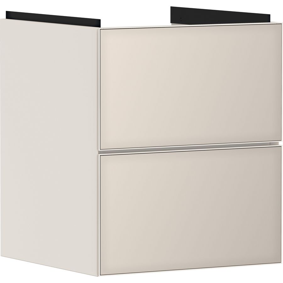 Onderkast Sand Matt beige / front metallic sand beige 480x475mm 2x la tbv fontein Xevolos E 54173790