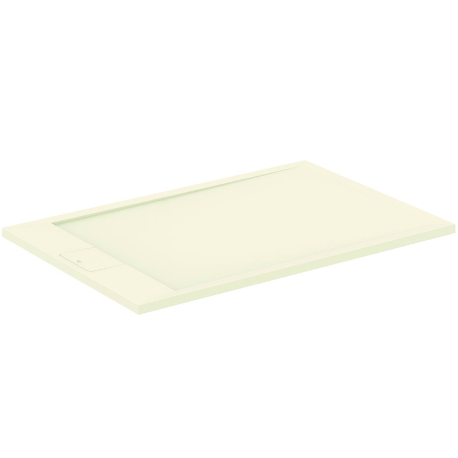 Douchebak I.LIFE ultra flat solid composiet 120x90cm rechthoekig zandbeige