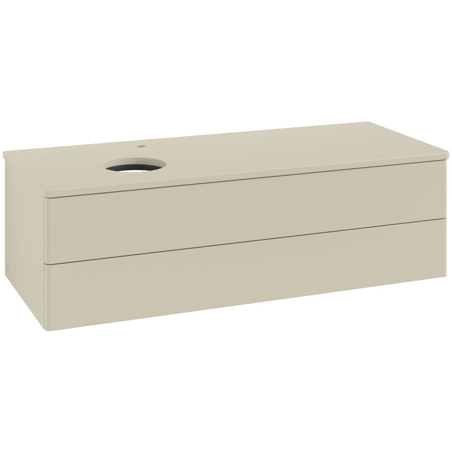 Wastafelonderkast Antao 1200x360x500mm S.Grey Matt Lacquer K22050HJ