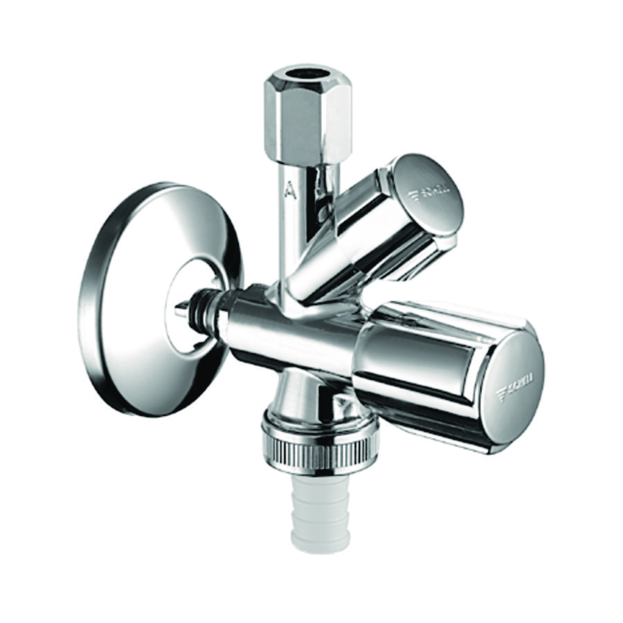 PROMO Combi hoekstopkraan QUICK COMFORT 1/2"x3/8" (10mm) chroom excl.  QUICK adapter (035040699)