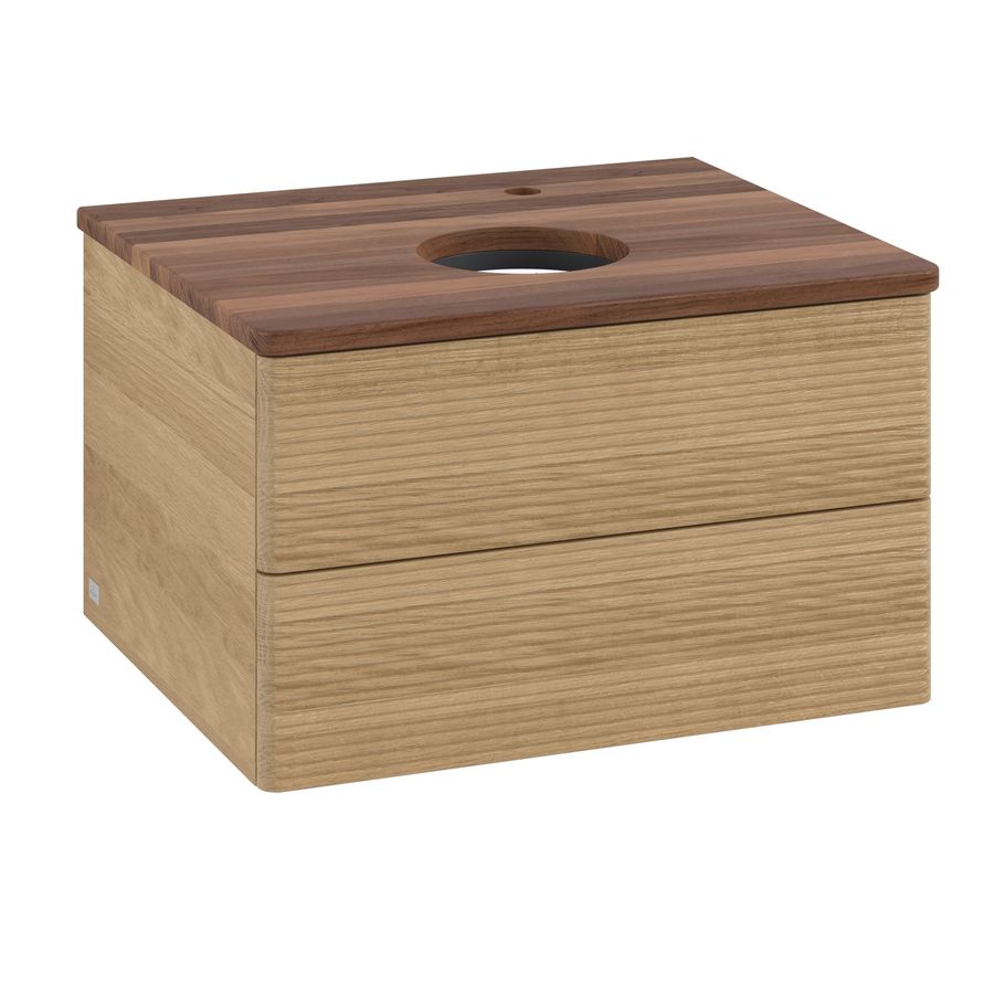 Wastafelonderkast Antao 600x360x500mm Honey Oak K18152HN