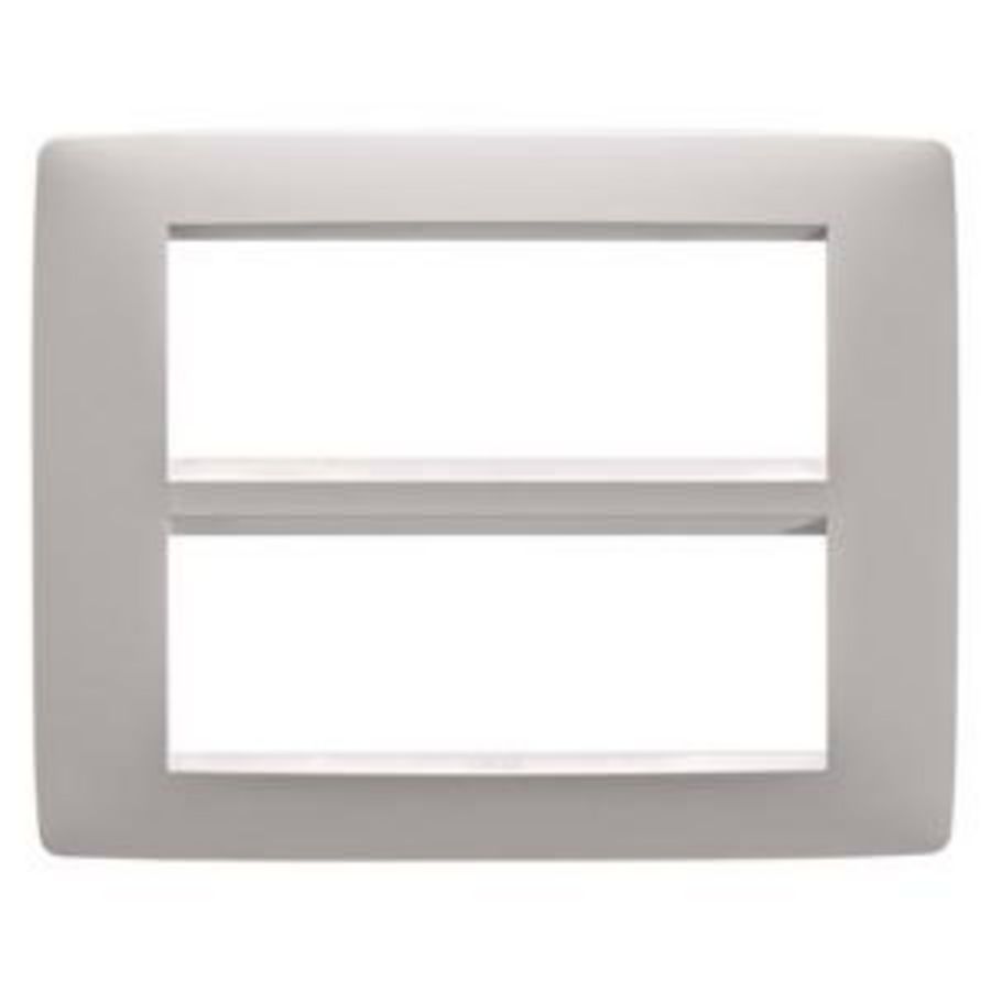 ONE PLATE-IN PAINTED TECHNOPOLYMER-12 MODULE-SATIN WHI