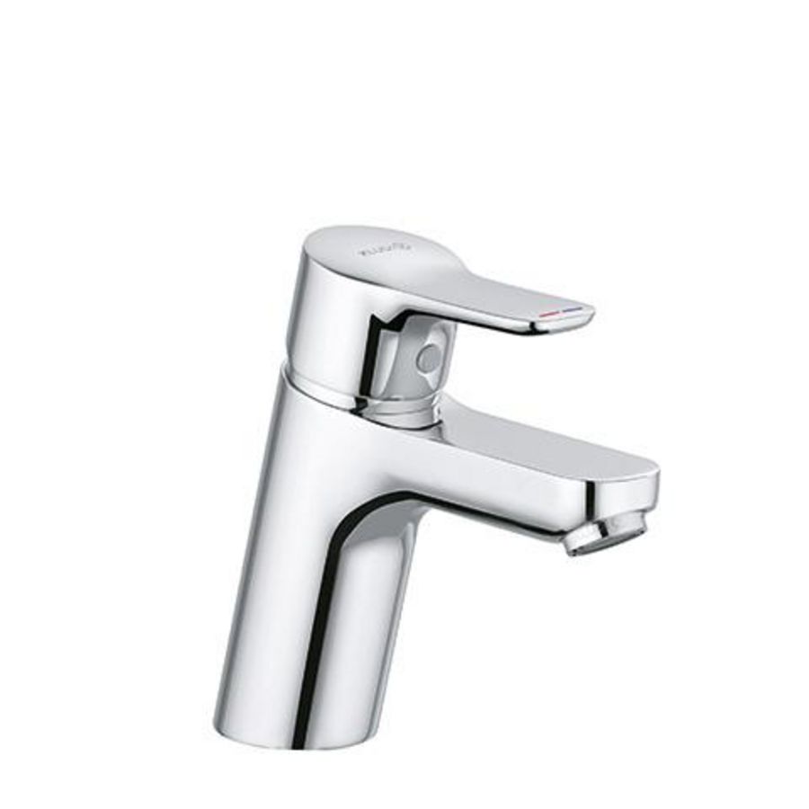 Pure&easy wastafelmengkraan zonder waste 70 ld chroom