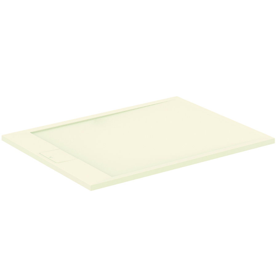 Douchebak I.LIFE ultra flat solid composiet 120x80cm rechthoekig zandbeige