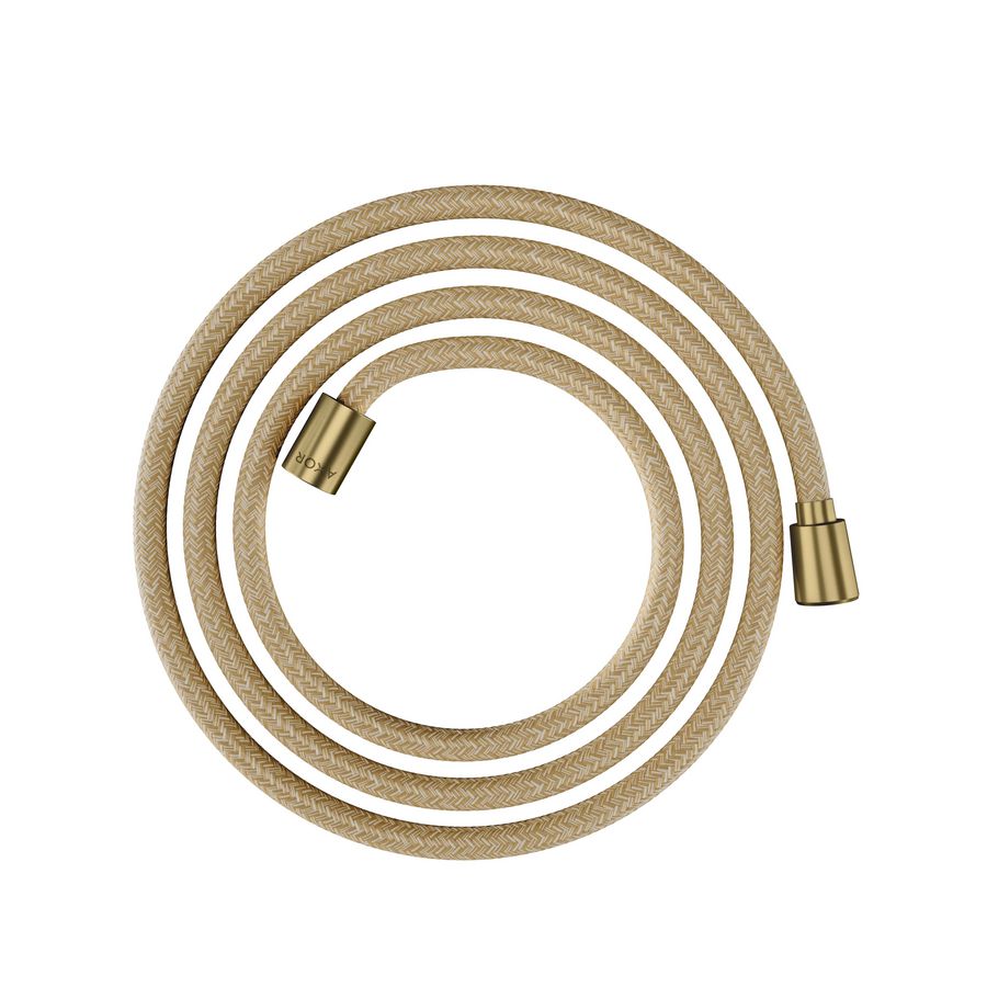 AXOR ShowerSolutions Textiel doucheslang 2 m met conische en cylindrische moer Brushed Brass 28290950