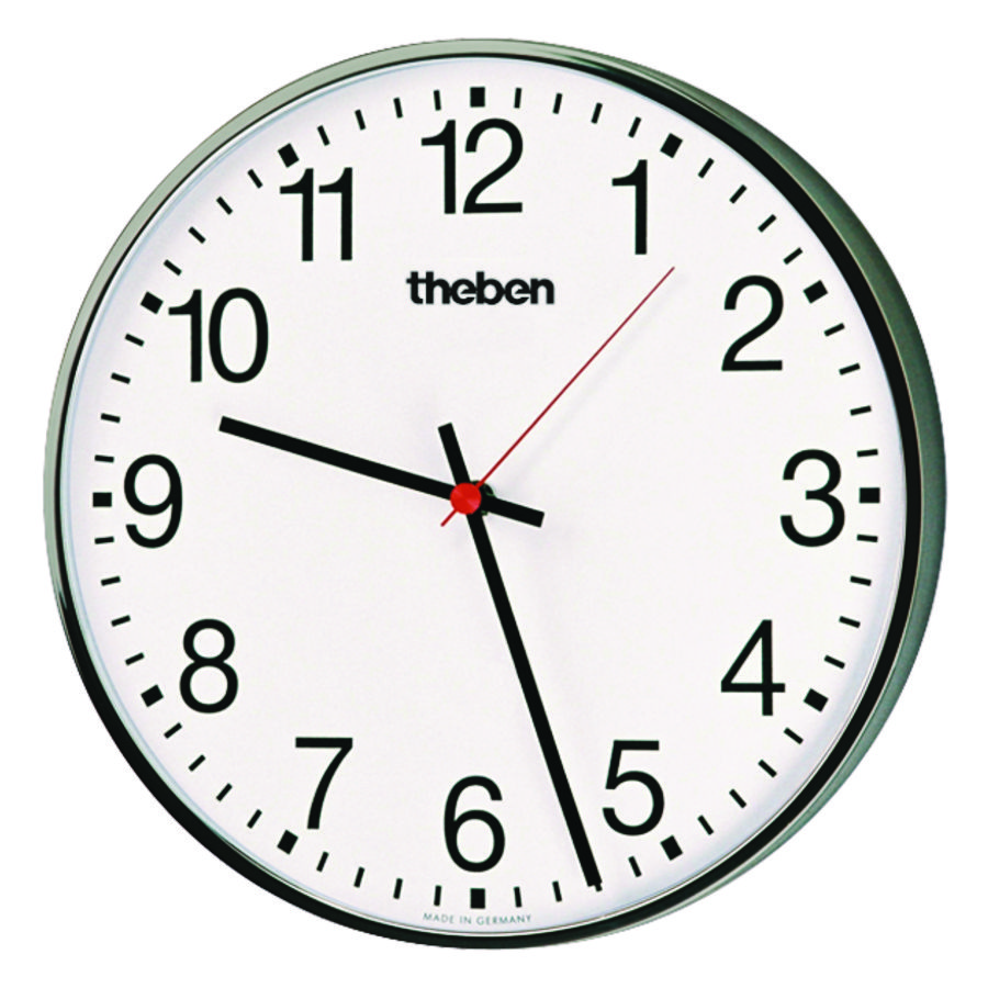 Wandklok 241 AR enkelz bi. Chr D40cm arab.cijfers KNX OSIRIA