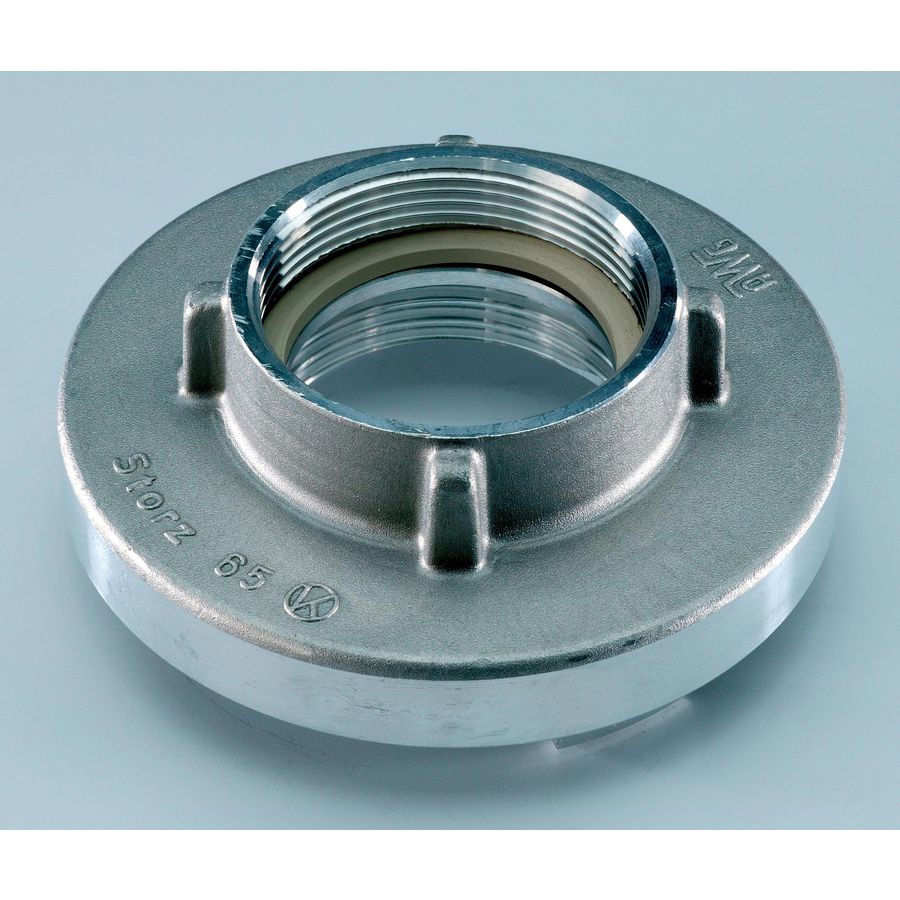 Aansl.st lm STZ 81mm 2" bi.draad met rubberdichting