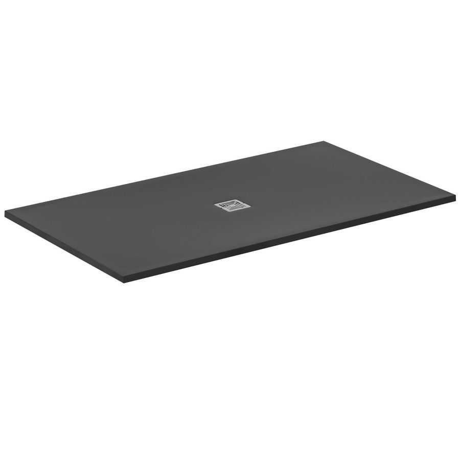 Douchebak Rechthoekig 1800x1000x30mm Zwart Ultra Flat S +
