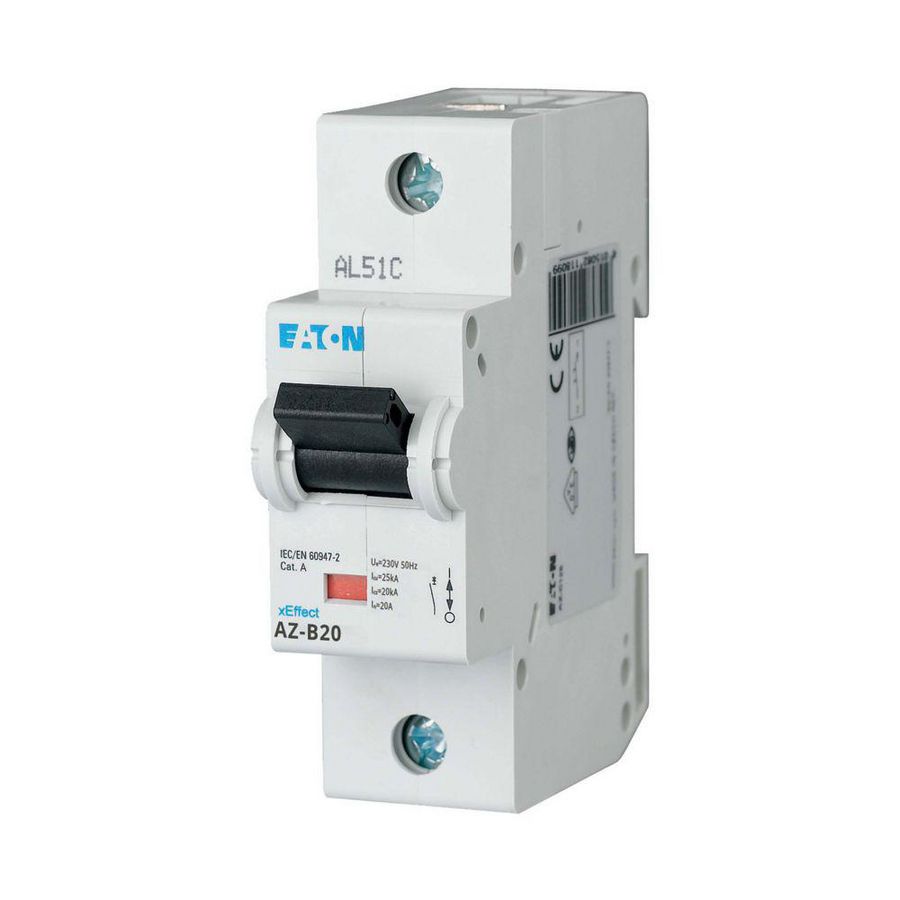 installatieautomaat (MCB) AZ B-karakteristiek 20A 1P 25kA