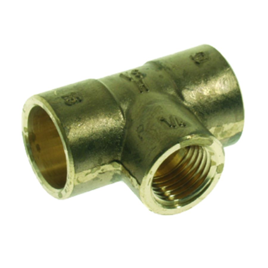 T-stuk verlopend soldeer 22x1/2" bn.x22mm messing VVE=5