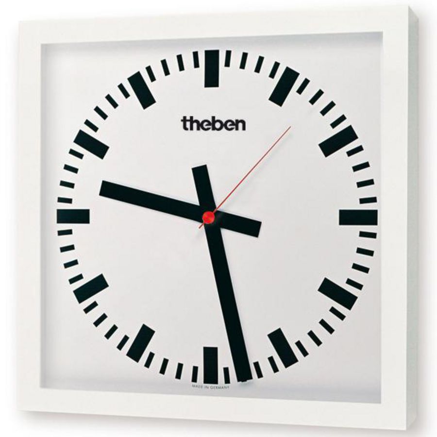 Wandklok 251 BQ enkelz. binnen D40cm strepen KNX OSIRIA