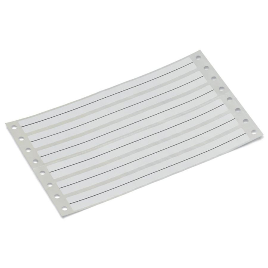 Markeringsstrook permanent plakkend wit 243-110 VVE=6