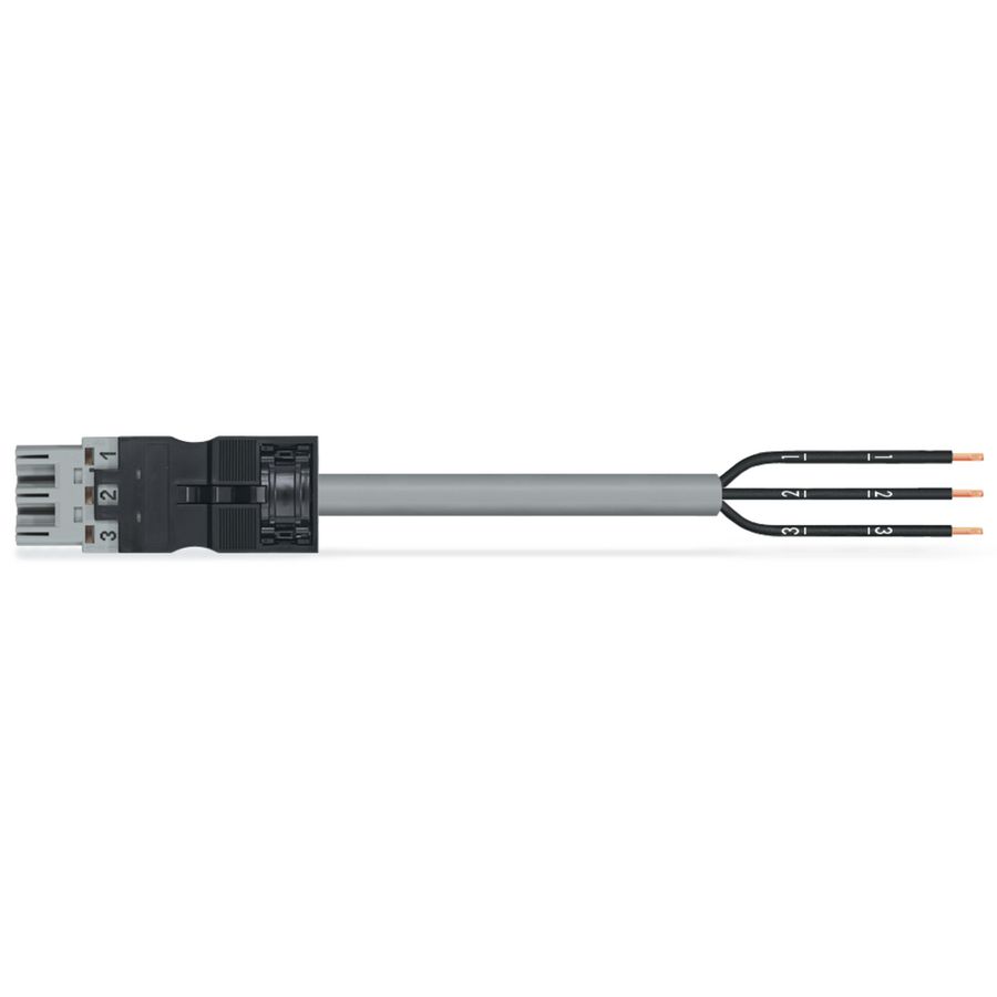 Geconf.aansluitkabel Eca Steker/open einde 771-4993/207-103