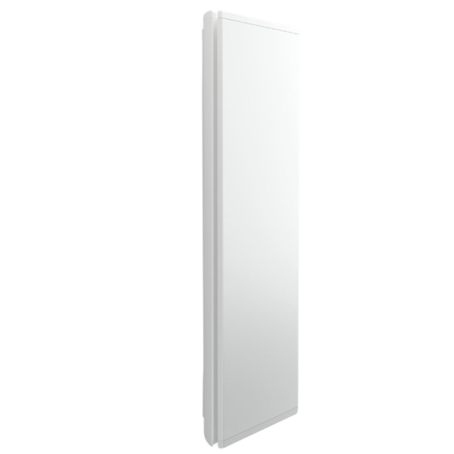 Elektr. verticale paneelradiator E-Comfort ICON 1500x450mm 1500W RAL9003 structuur wit