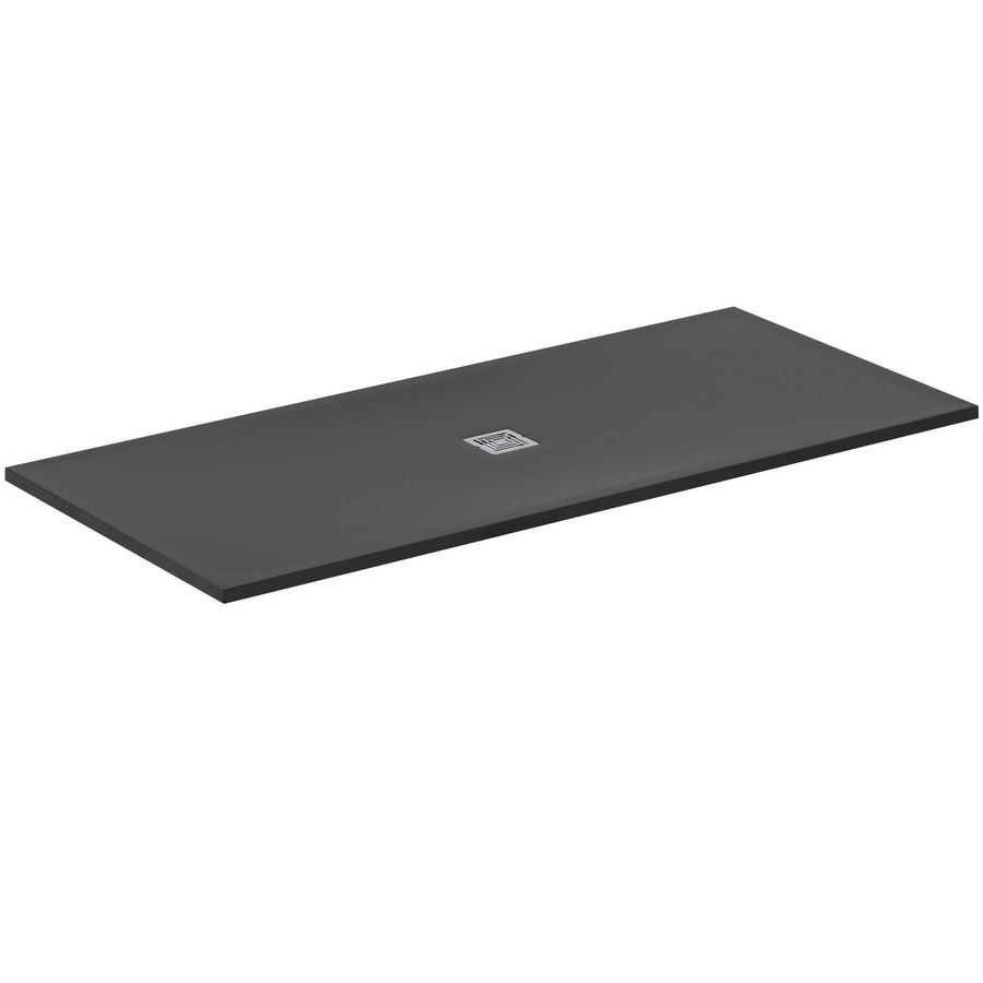 Douchebak Rechthoekig 2000x900x30mm Zwart Ultra Flat S +